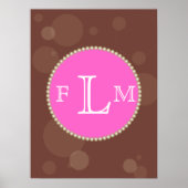 Pearl Monogram Poster (Voorkant)