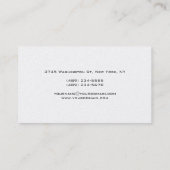 Pearl Monogram Script Manager Visitekaartje (Achterkant)