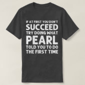 PEARL Name Persoonlijke Birthday Funny KerstJ T-shirt (Design voorkant)