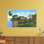 Pearl of Orr's Island Canvas Afdruk (Insitu (Woonkamer))