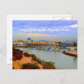 Pearl of the Pacific, Mazatlan Mexico Marina Briefkaart (Voorkant / Achterkant)
