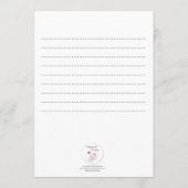 Pearl of Wisdom Mermaid Coloring Briefkaart (Achterkant)