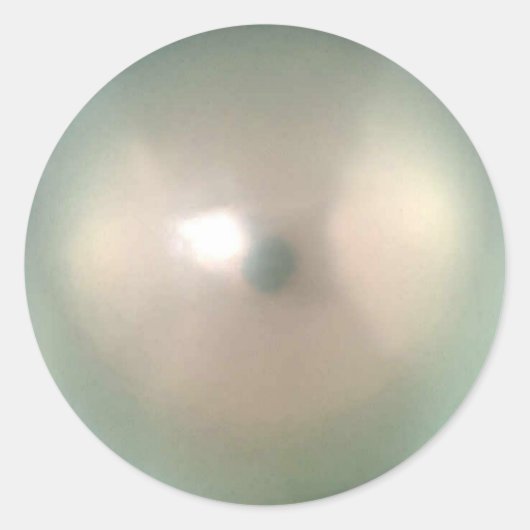 Pearl of Wisdom Ronde Sticker (Voorkant)