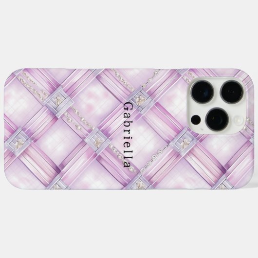 Pearl Paarse Pink Case-Mate iPhone Case (Achterkant (horizontaal))