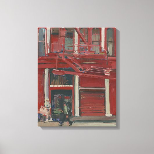 Pearl Paint shop Manhattan Canvas Afdruk (Voorkant)