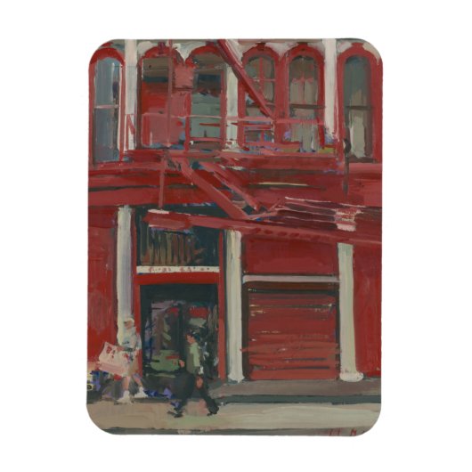 Pearl Paint shop Manhattan Magneet (Verticaal)