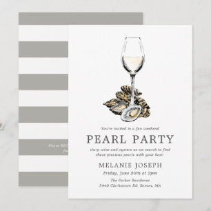 Pearl Party   Perzik Strepen Kaart