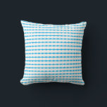 Pearl Patronen White Sky Blue Stylish Decor Cadeau Buitenkussen<br><div class="desc">Ontworpen met elegante en unieke witte parelpatronen in een blauwe achtergrond. U kunt de kleuren wijzigen zoals u wilt.</div>