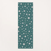 Pearl Pattern on Transformative Teal Background Yogamat (Voorkant)
