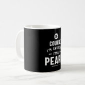 Pearl Persoonlijke naam Birthday Koffiemok (Voorkant links)