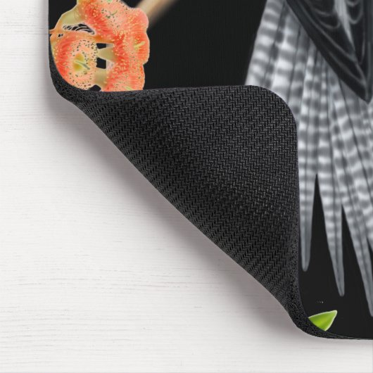 Pearl Pied Cockatiel in Gum Tree Mousepad Muismat (Hoek)