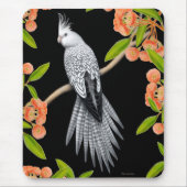 Pearl Pied Cockatiel in Gum Tree Mousepad Muismat (Voorkant)