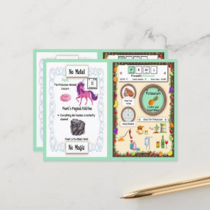 Pearl - Potasium Horn Unicorn Game Kaart