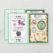 Pearl - Potasium Horn Unicorn Game Kaart (Voorkant / Achterkant)