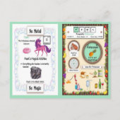 Pearl - Potasium Horn Unicorn Game Kaart (Achterkant)