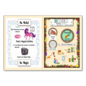 Pearl - Potasium Horn Unicorn Trading Kaart (Achterkant)