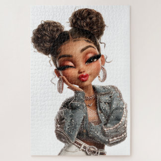 Pearl Pout Glam Girl Puzzle Legpuzzel