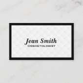 Pearl Quilt Cosmetoloog Visitekaartje (Voorkant)