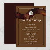 Pearl Ribbon, 30 jaar bruiloft Jubileum Kaart (Voorkant / Achterkant)