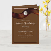 Pearl Ribbon, 30 jaar bruiloft Jubileum Kaart (Gele Bloem)