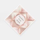 Pearl Roos Gouden Bruiloft Servet (Hoek)