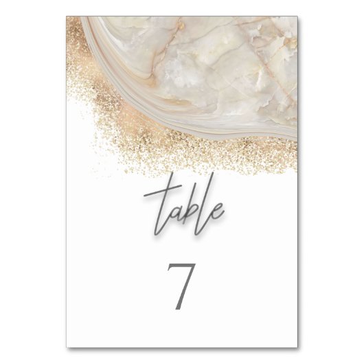 Pearl roos goudmarmer agate kalligrafie kaart (Voorkant)