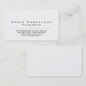 Pearl Rounded Corner Charmant Visitekaartje (Voorkant / Achterkant)