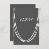 Pearl RSVP uit 1920 - grijs (Voorkant / Achterkant)