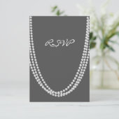 Pearl RSVP uit 1920 - grijs Kaartje (Staand voorkant)