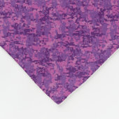 Pearl Sagittarius Zodiac Sign Fuchsia Digital Camo Fleece Deken (Hoek)