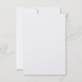 Pearl Shimmer Paper Flat Wedding Dank u kaart (Voorkant)