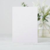 Pearl Shimmer Paper Flat Wedding Dank u kaart (Staand voorkant)