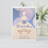 Pearl Shimmer Paper Roze Vrijgezellenfeest Kaart (Staand voorkant)