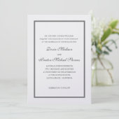 Pearl Shimmer Wedding Kaart (Staand voorkant)