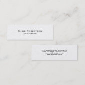 Pearl Slim Modern Trendy Charming Visitekaartje (Voorkant / Achterkant)