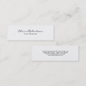 Pearl Slim Modern Trendy Charming Visitekaartje (Voorkant / Achterkant)