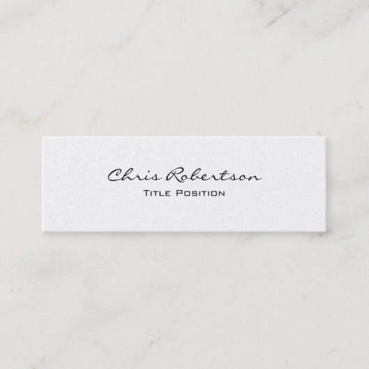 Pearl Slim Modern Trendy Charming Visitekaartje (Voorkant)