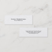 Pearl Slim Modern Trendy Stylish Visitekaartje (Voorkant / Achterkant)