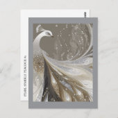 PEARL SPARKLE PEACOCK #1 BRIEFKAART (Voorkant / Achterkant)