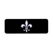 Pearl Style Fleur de Lis Etiket (Voorkant)