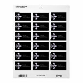 Pearl Style Fleur de Lis Etiket (Full Sheet)