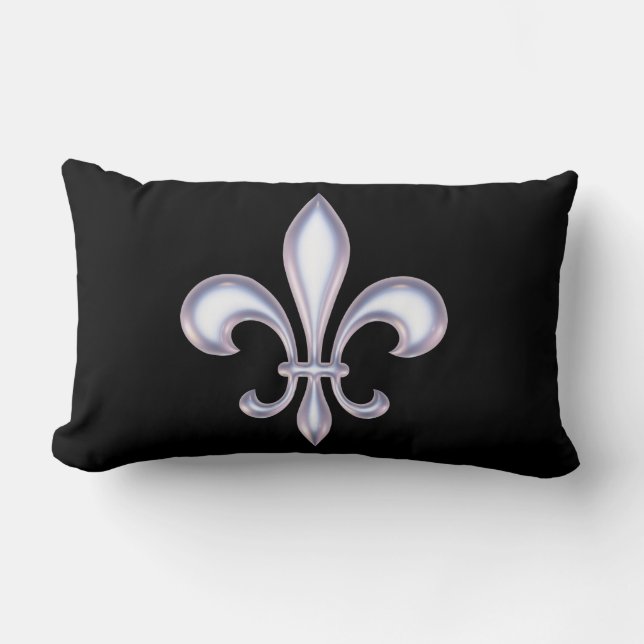 Pearl Style Fleur de Lis Kussen (Voorkant)