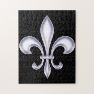 Pearl Style Fleur de Lis Legpuzzel