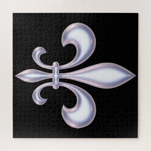 Pearl Style Fleur de Lis Legpuzzel (Horizontaal)