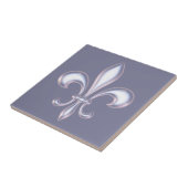 Pearl Style Fleur de Lis Tegeltje (Zijkant)