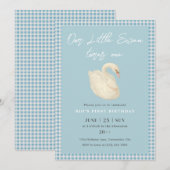 Pearl Swan Birthday Collection Kaart (Voorkant / Achterkant)