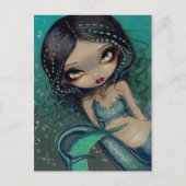 Pearl Swirl Mermaid Briefkaart (Voorkant)