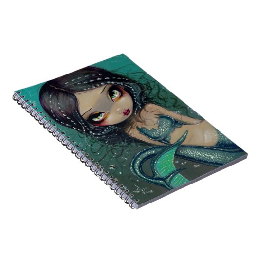 "Pearl Swirl Mermaid" Notitieboek (Rechterzijde)
