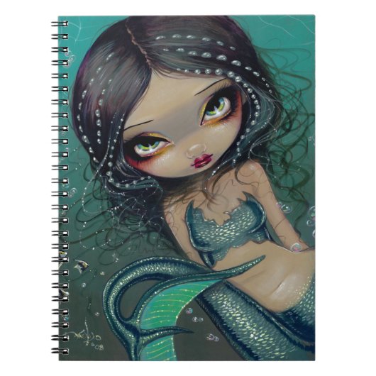 "Pearl Swirl Mermaid" Notitieboek (Voorkant)