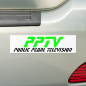 Pearl Television Bumpersticker (Op auto)